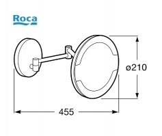 ROCA HOTEL\'S 2.0 ESPEJO AUMENTO LUZ